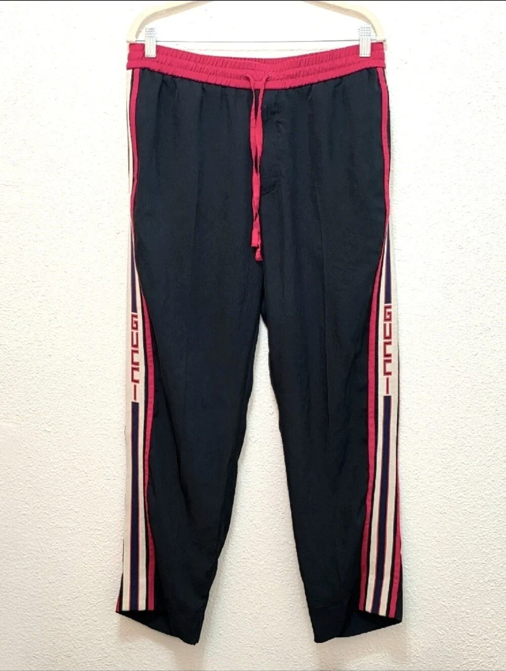 Gucci side-line logo joggers, M